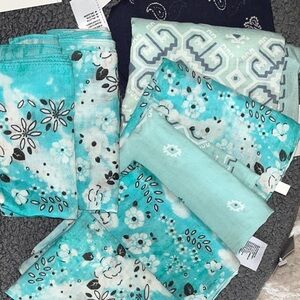 8 bandanas, some same patterns